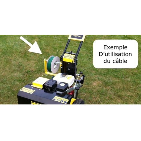 Le Poisson Qui Jardine – Câble de guidage 250m pour tondeuses robots – Durabilité renforcée – Optimise l'efficacité de tondeuse – Montage rapide dans le sol