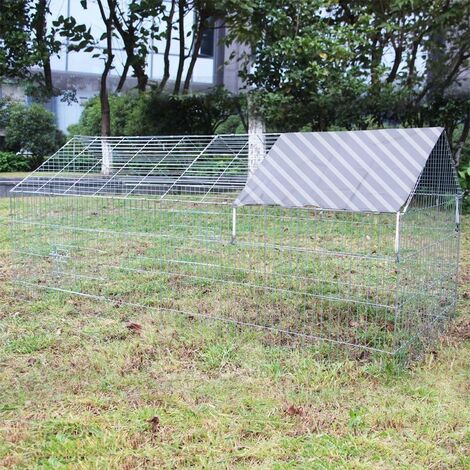 Le Poisson Qui Jardine – Clapier en métal 180 cm – Grillage en acier inoxydable – Montage rapide sans outils – Pour lapins et rongeurs