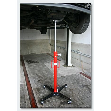 Le Poisson Qui Jardine – Cric support levage moteur voiture – Chandelle haute 500 kg – Hauteur réglable 110-195 cm – Stabilité renforcée pour usage intensif