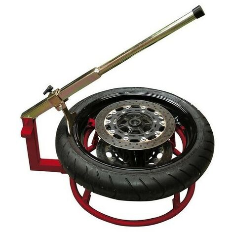 Le Poisson Qui Jardine – Décolleuse et monteuse de pneus moto et motocross – Montage rapide pour jantes 17 à 21 pouces – Matériaux professionnels – Compatible avec divers pneus