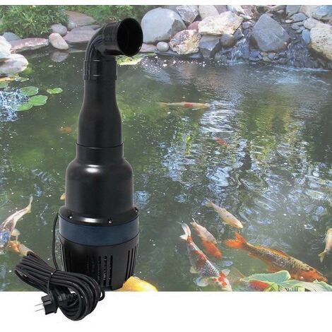Le Poisson Qui Jardine – Pompe pour bassin haut débit 30000 l/h – Puissance 200W – Hauteur de refoulement 4m – Raccord 110mm – Pour bassins jusqu'à 60000 litres
