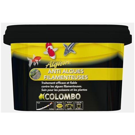 Le Poisson Qui Jardine – Produit anti-algues filamenteuses 2500 ml – Élimine algues nocives – Sécurisé pour esturgeons – Maintient équilibre sain du bassin