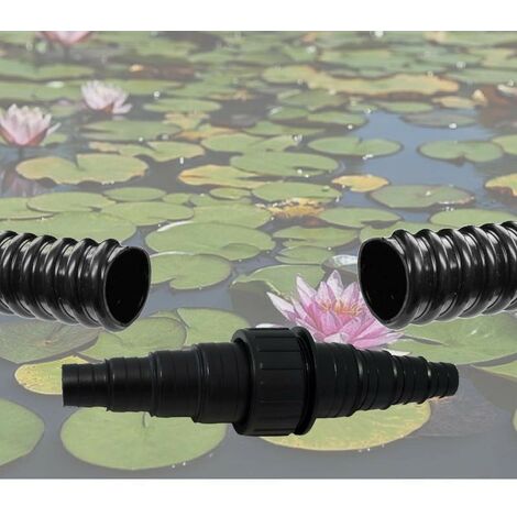 Le Poisson Qui Jardine – Raccord droit – Manchon à visser pour tuyau de bassin 20-25-32-40 mm – PVC résistant au gel – Installation facile et sécurisée