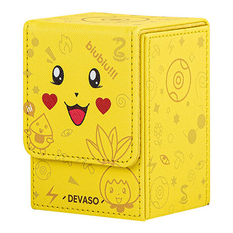 Le porte-cartes est compatible avec les cartes Pokémon. La boîte de stockage de cartes peut contenir plus de 150 cartes de jeu au maximum, avec deux boîtes de stockage de cartes séparées amovibles, ad