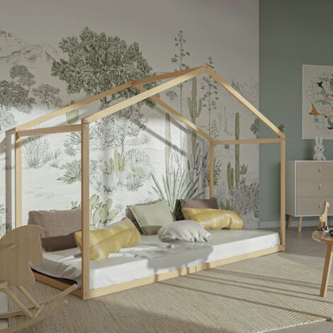 Le Quai des affaires letto, Legno, 1 Persona