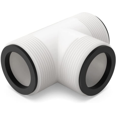 Le raccord en T pour tuyau fendu de piscine Intex Coleman est compatible avec les tuyaux de 1,5 pouce (3,8 mm).