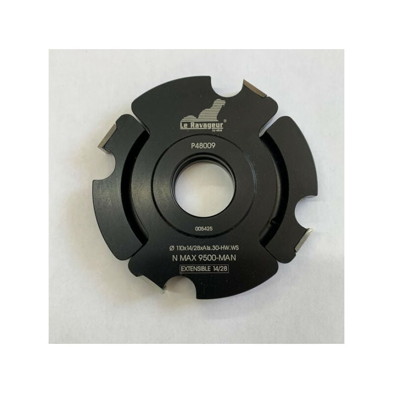 Elbe - Le ravageur : p.o. à tenonner 110 mm ép. 14/28mm - alesage 30 mm