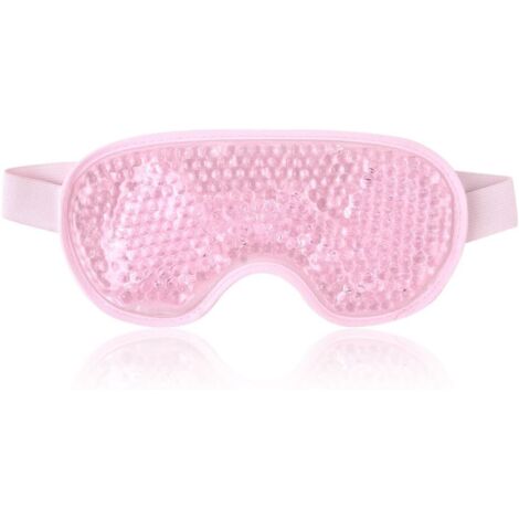 Le refroidissement du masque pour les yeux peut être réutilisé (rose),