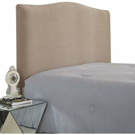 Le Sable 1.5M Housse de Protection de tête de lit Extensible Housse Anti-poussière Solide Couvre de tête de lit Décoration Chambre Le Sable