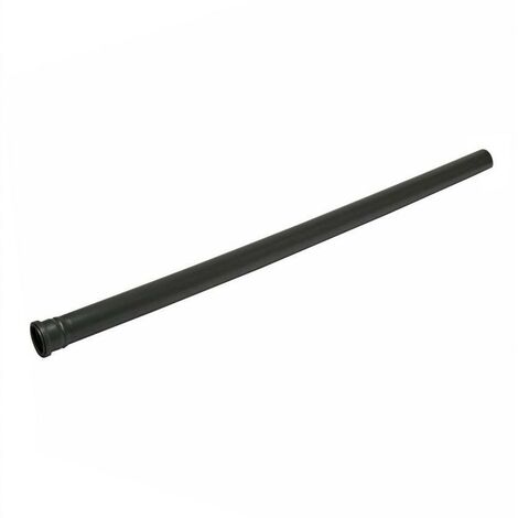Le Sanitaire – Conduit de fumée 60 mm x 2000 mm – Tuyau d'échappement droit en plastique – Température max. 120 °C – Garantie 6 ans