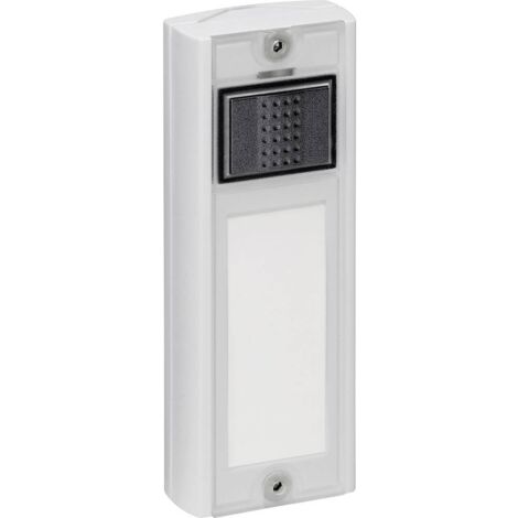 Le Sanitaire – Émetteur sonnette sans fil Mistral – Portée 500m – Indice de protection IP54 – Fréquence 868 MHz – Dimensions 96x35x16mm - X92701