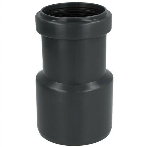 Le Sanitaire – Réduction tube fumée Ø 80 mm à Ø 60 mm – Plastique – Épaisseur 2 mm – Température max. 120°C – Garantie 6 ans