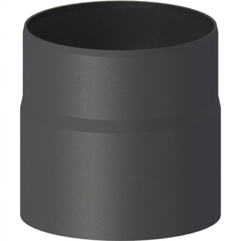 Le Sanitaire – Tuyau de poêle droit 150 mm – Ø 120 mm – Tôle d'acier laquée Senotherm – Température max 600°C pour combustibles solides