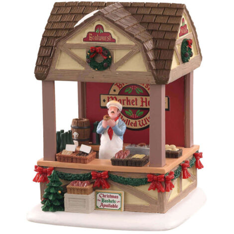 Le saucissier Bratwurst du marché de Noël - LEMAX
