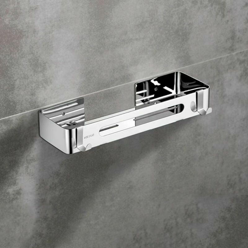 Pais 1.28mm cadre carré clou collant double usage en acier inoxydable cadre d'angle triangulaire en acier inoxydable support de salle de baindurable