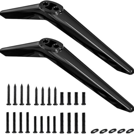 Le support de pied pour téléviseur est compatible avec les pieds de siège des téléviseurs TCL 28/32/40/43/49-65 pouces (référence 55s453) sans perçage.