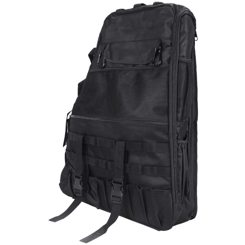Le support de rangement convient à la Jeep Wrangler JK TJ LJ&Unlimited JL 4 portes 1997-2020, avec plusieurs poches et sacs de rangement, ainsi qu'au