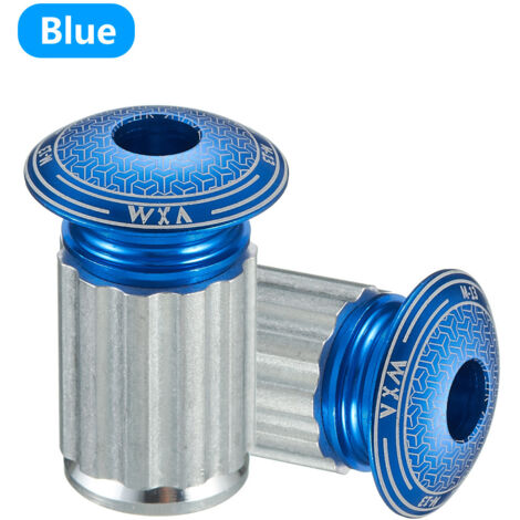 Le vélo bleu qui circulait sur l'autoroute s'est dilaté et a provoqué un embouteillage. Bouchon de guidon VXM à verrouillage par expansion (Accessoires pour guidon droit de vélo en alliage d'aluminium