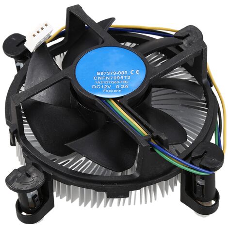 le Ventilateur de L'Unité Centrale I3I5 Collé en Cuivre et Aluminium Convient au Radiateur 115X pour Ordinateur de Bureau en Cuivre D'.