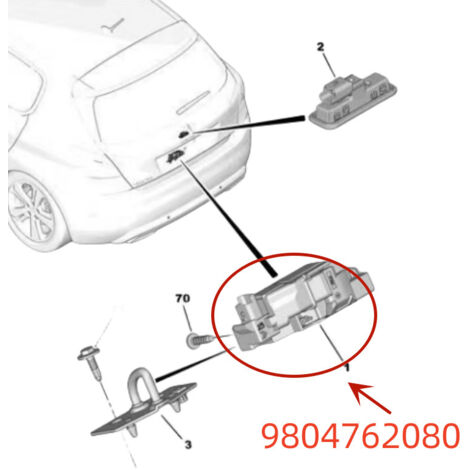 Le verrou de hayon électrique 9804762080 est compatible avec les modèles Peugeot 208, 308, 3008, Citroën C4, Picasso, C5 et DS5. Il est équipé d'un micro-interrupteur et permet une ouverture à distanc