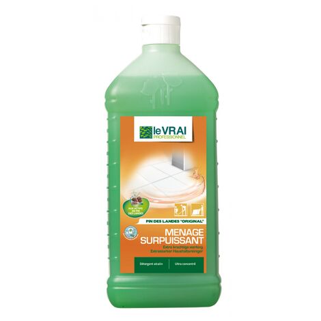 Le vrai menage surpuissant - flacon de 1 litre - LE VRAI PROFESSIONNEL - Détergents sol