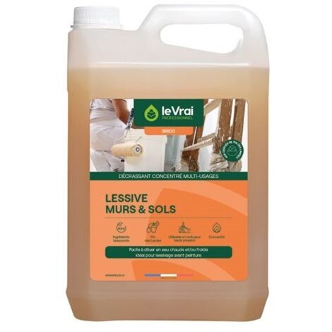 LE VRAI PRO BRICO - Lessive murs et sols 5L