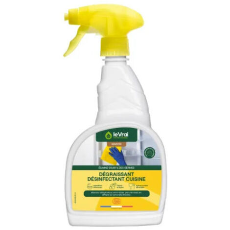 LE VRAI PRO MAISON - Dégraissant désinfectant cuisine 750 ml