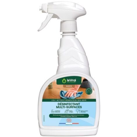 LE VRAI PRO MAISON - Désinfectant multisurfaces 750ml