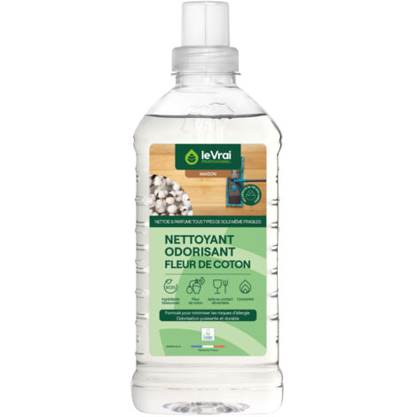 LE VRAI PRO MAISON - Nettoyant odorisant écologique fleur de coton 1 L