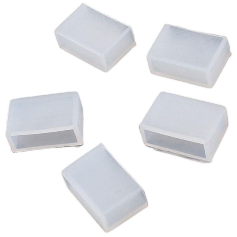 Sachet de 5 capuchons de finition pour ruban LED étanche 12V