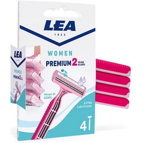 LEA MUJER PREMIUM CUCHILLAS DESECHABLES 2 HOJAS 4UN