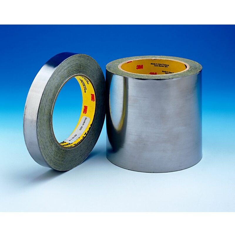 3M - Lead Foil Tape 420, Silver, 50 mm x 33 m, 0.17 mm