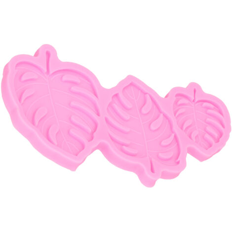 Leaf Mold Food Grade Silicone Non‑toxic Cake Ice Cream Mould for Cake Making BakingPink