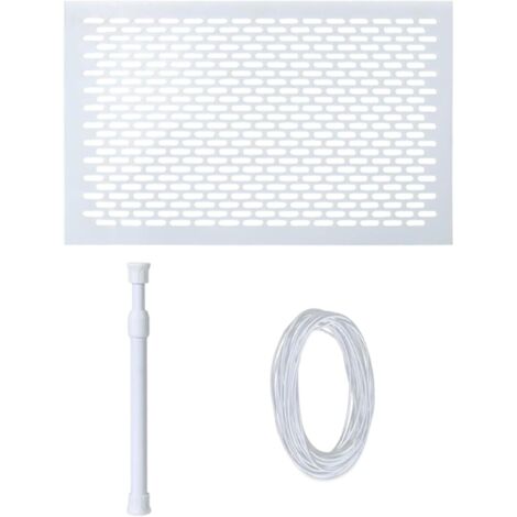 Leaf Skimmer Net Kit de protection pour piscine  Filet nettoyage réglable Collector en maille fine, skimmer télescopique, filet l'entretien au-dessus la -