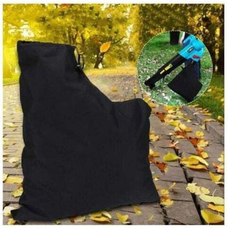 Leaf vacuum collection bag, polyester collection bag, vacuum collection bag for leaf shredder with zipper and drawstring for vacuums and blowers