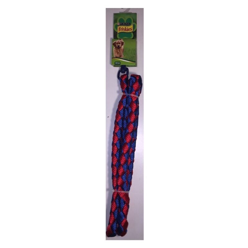 Friskies - 120cm Red and Blue Nylon Leash Purina