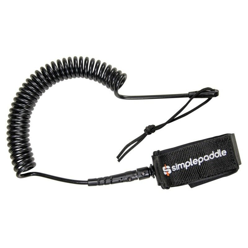 

Leash espirale para Tabla de Paddle 10'- Largo 10/ 305 cm - Universal - Negro
