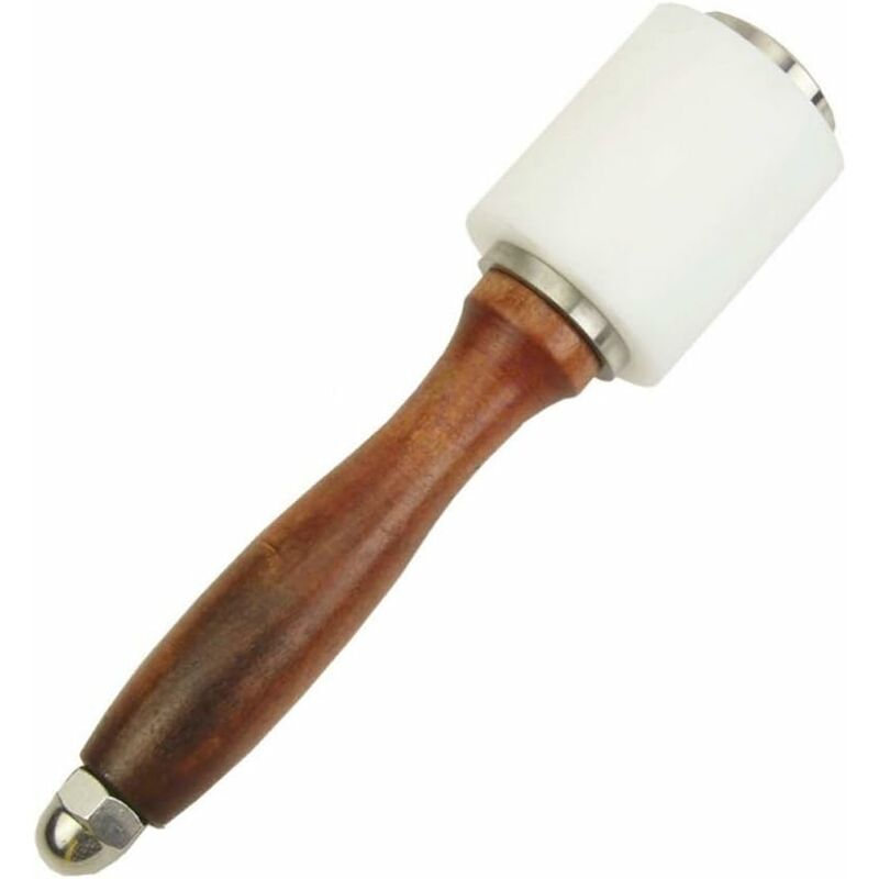 Leather Nylon Mallet,Meiyaa Leather Carving Hammer Nylon Carving Hammer with Wooden Handle