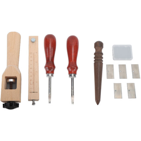 Leather Strap Cutter Adjustable Leather Strip Craft Cutting Tool with Clear Scale for DIY