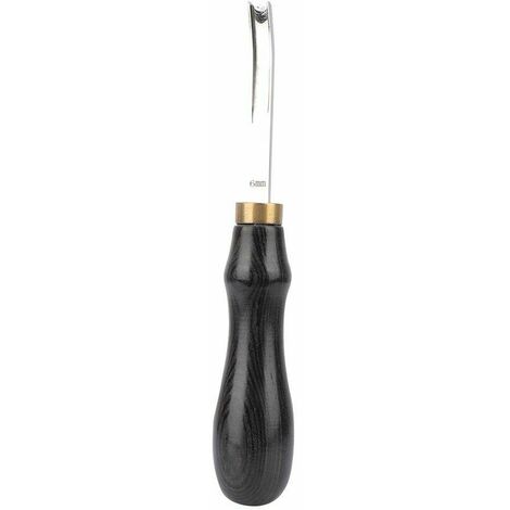 Leather Tool DIY Leathercraft Leather Edging Tool Leather Edge Tool Leather Chamfering Cutter Tool (Black 6MM)