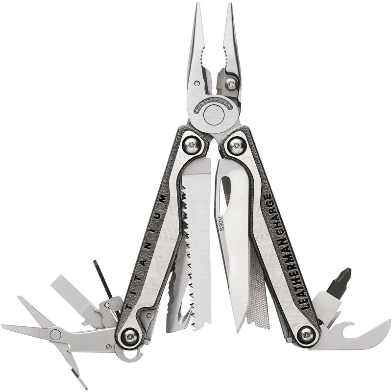 

Leatherman Multiherramientas - Leatherman Charge Plus TTI 832528 con Funda Multiherramienta 19 Usos
