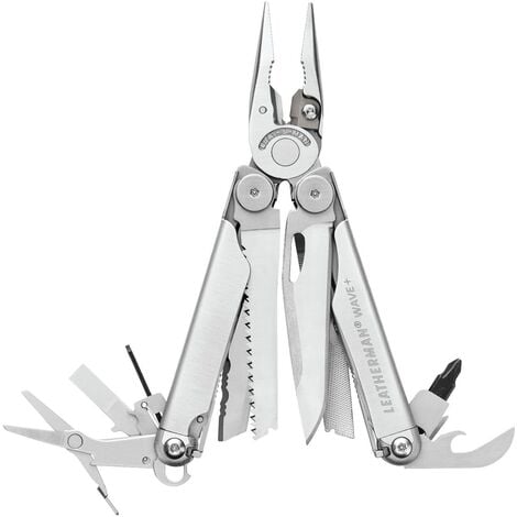 LEATHERMAN Multitool Wave plus silver, 18 Funktionen