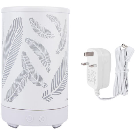 Leaves Pattern Humidifier Aromatherapy Machine Essential Oil Diffuser for Home Office 100-240VUK Plug
