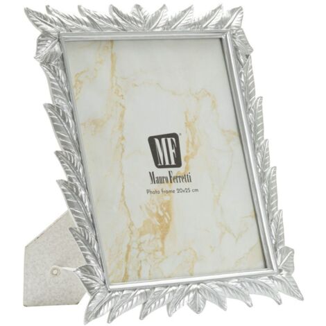 LEAVY FRAME SILVER CM 27X2X32,3 (INTERNAL MEASURE CM 20X25)