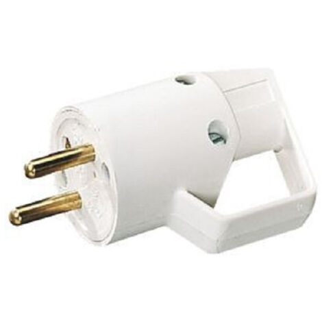 L'ébénoid 021408 Conector macho 16A 2P+T Anillo - blanco