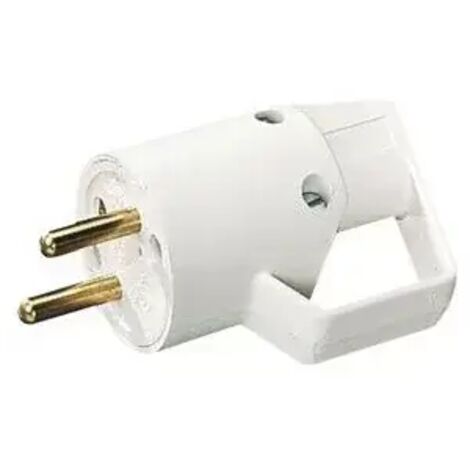 L'ébénoid 021408 Spina maschio 16A 2P+T Anello - bianco