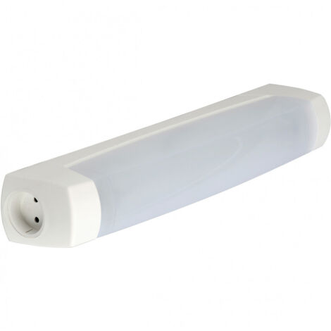 L'Ebenoïd 055217 Réglette salle de bains Eo Avec Pc Rasoir 2P 20Va+Diffuseur SSL