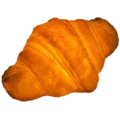 Lebensechte Croissant-Lampe für den Schreibtisch im Homeoffice – langlebig, exquisit verarbeitet – Nachtlicht