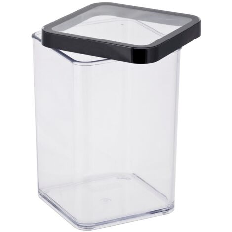 Lebensmittelbehälter für Delikatessen quadratisch 8x1L LOFT schwarz ROTHO