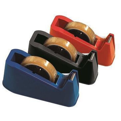 Lebez 72 dispenser nastro adesivo Nero, Blu, Rosso